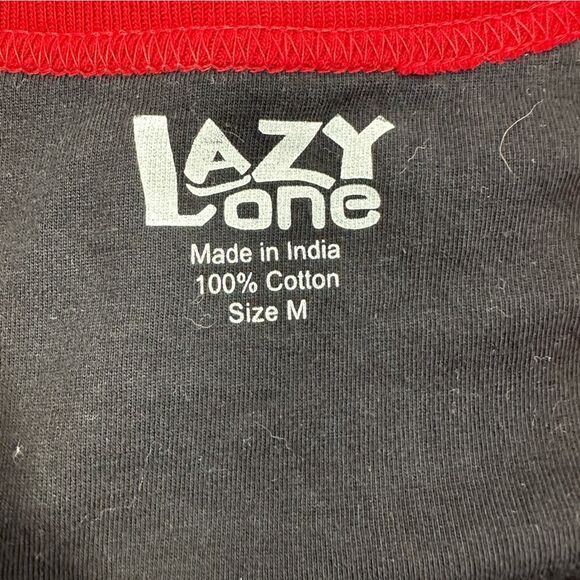 LAZY ONE Men’s Moose Red and Black Pajamas Set Sz M - Picture 7 of 11